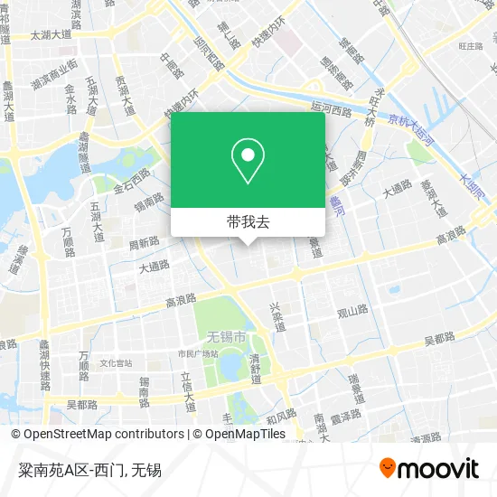 粱南苑A区-西门地图