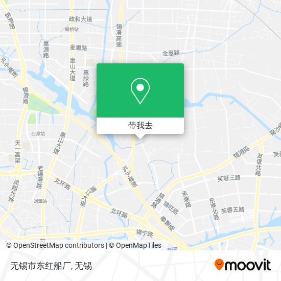 无锡市东红船厂地图