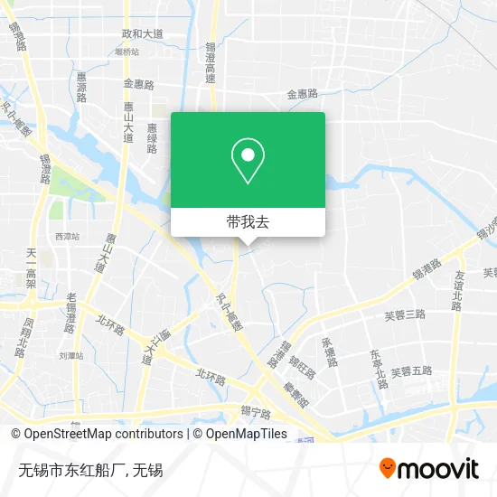 无锡市东红船厂地图