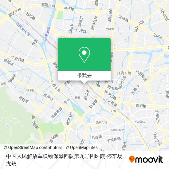 中国人民解放军联勤保障部队第九〇四医院-停车场地图
