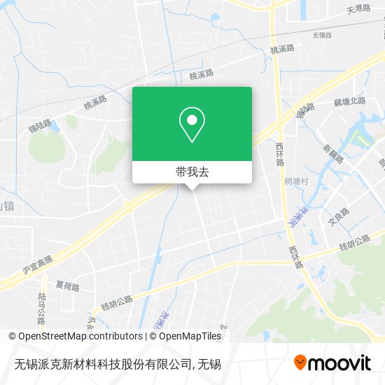 无锡派克新材料科技股份有限公司地图