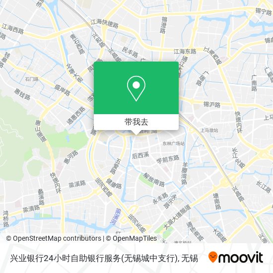 兴业银行24小时自助银行服务(无锡城中支行)地图