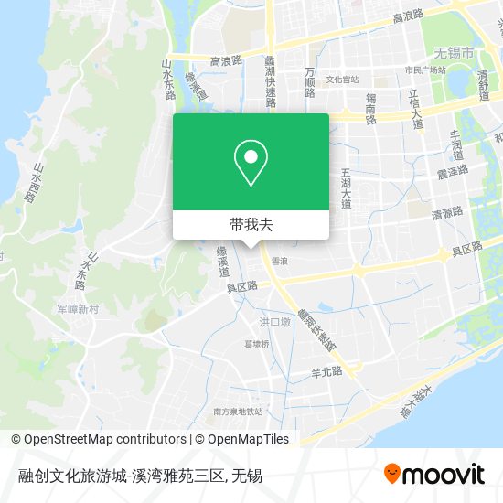 融创文化旅游城-溪湾雅苑三区地图