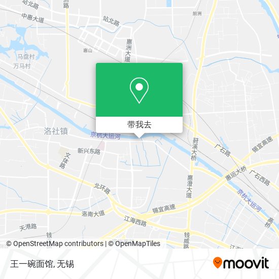 王一碗面馆地图