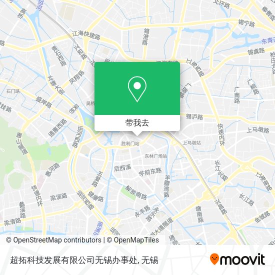 超拓科技发展有限公司无锡办事处地图