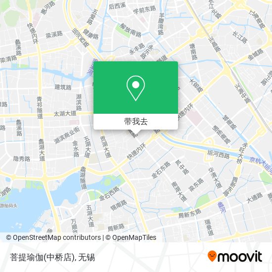 菩提瑜伽(中桥店)地图