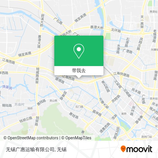 无锡广惠运输有限公司地图