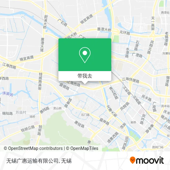 无锡广惠运输有限公司地图