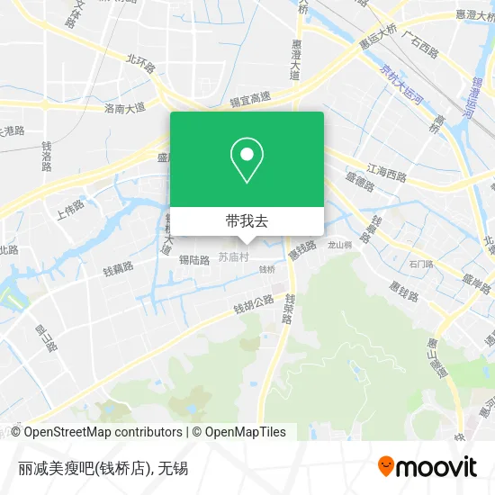 丽减美瘦吧(钱桥店)地图