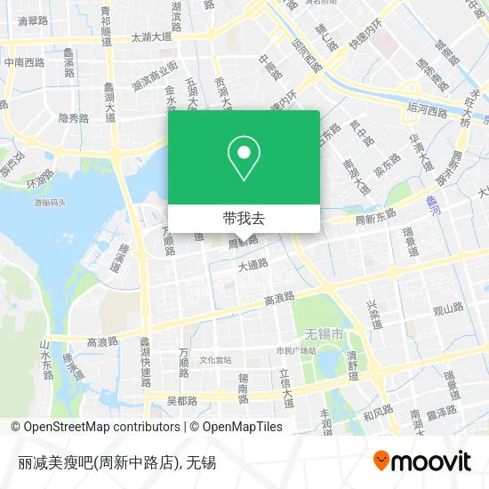 丽减美瘦吧(周新中路店)地图