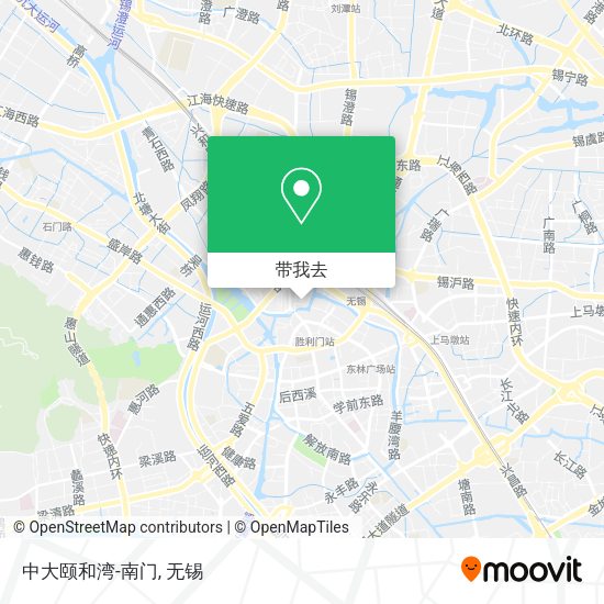 中大颐和湾-南门地图