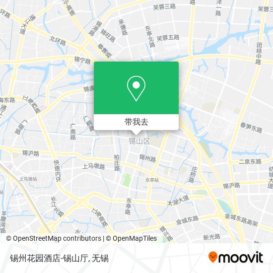 锡州花园酒店-锡山厅地图