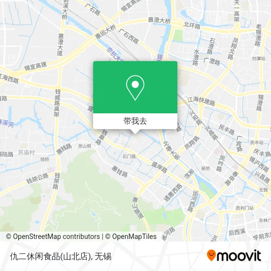 仇二休闲食品(山北店)地图