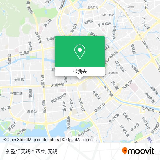 荟盈轩无锡本帮菜地图