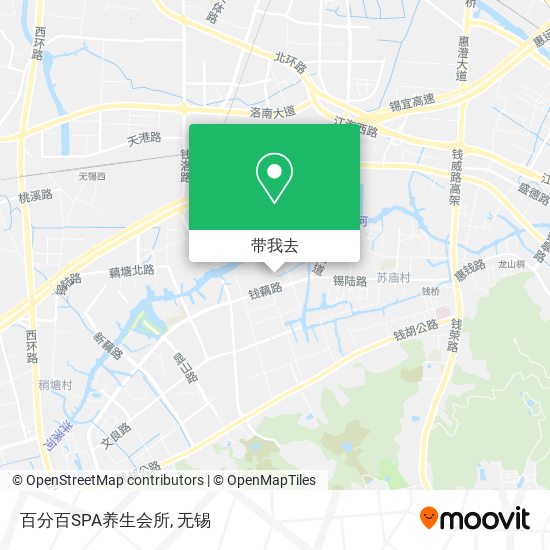 百分百SPA养生会所地图