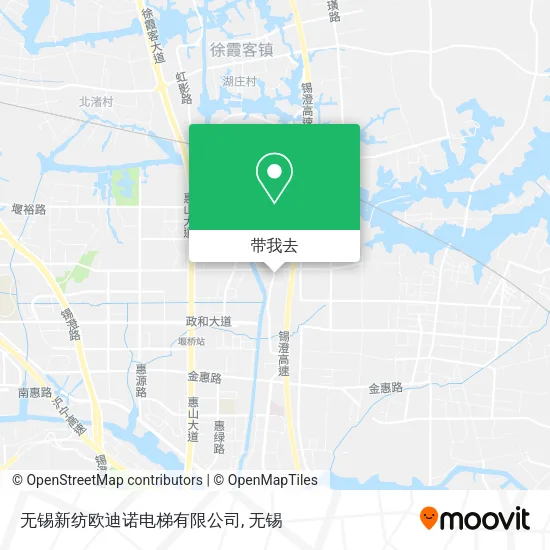无锡新纺欧迪诺电梯有限公司地图