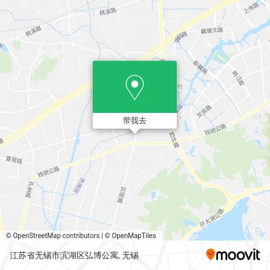 江苏省无锡市滨湖区弘博公寓地图