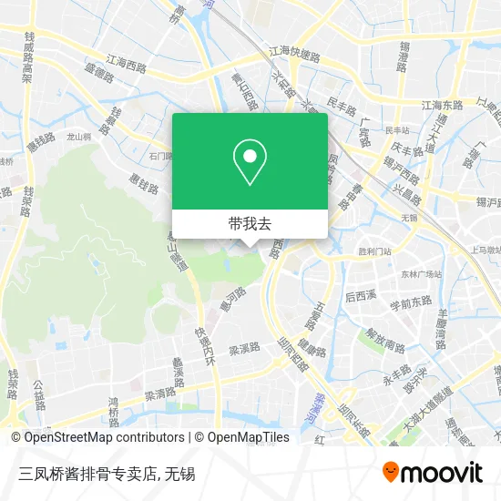 三凤桥酱排骨专卖店地图