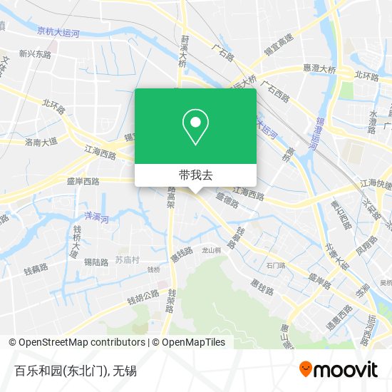 百乐和园(东北门)地图