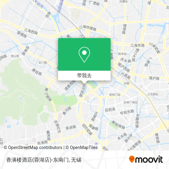 香满楼酒店(蓉湖店)-东南门地图