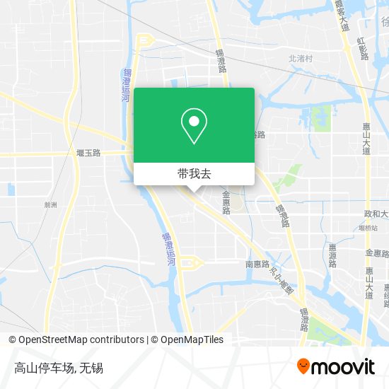 高山停车场地图