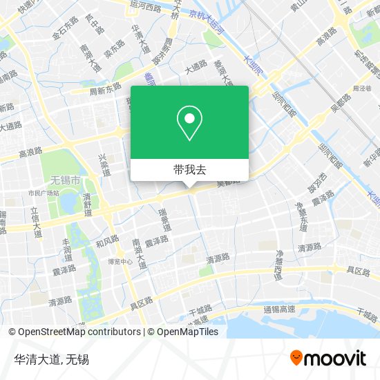 华清大道地图