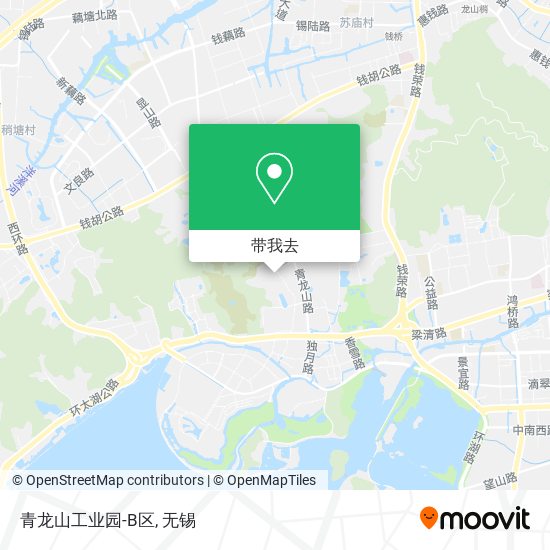 青龙山工业园-B区地图
