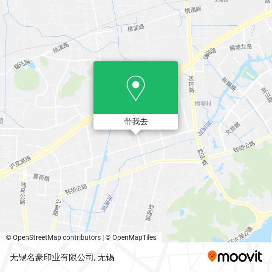 无锡名豪印业有限公司地图