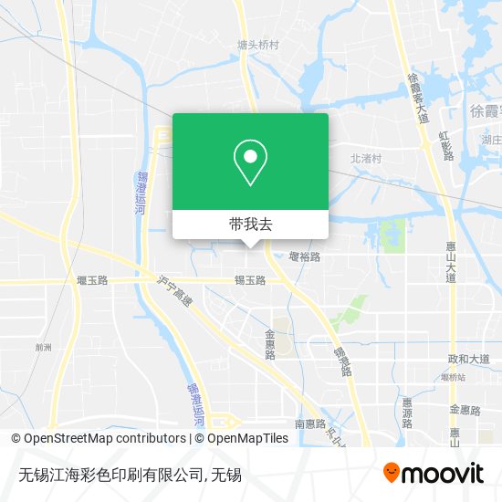 无锡江海彩色印刷有限公司地图