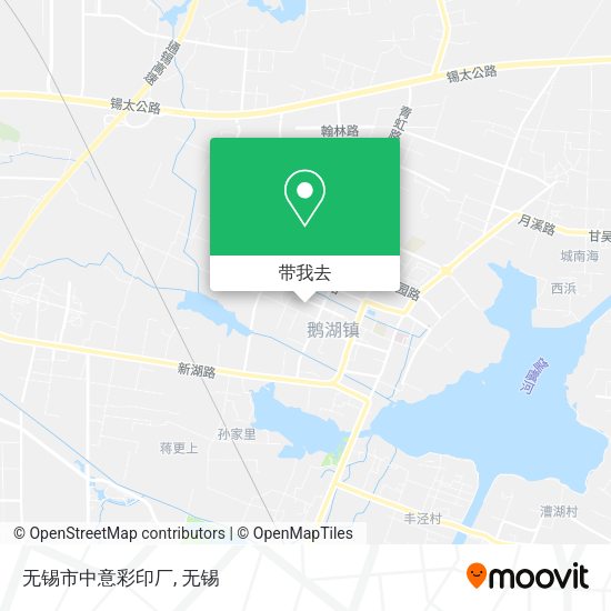 无锡市中意彩印厂地图