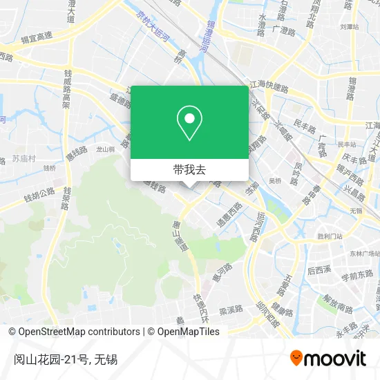 阅山花园-21号地图