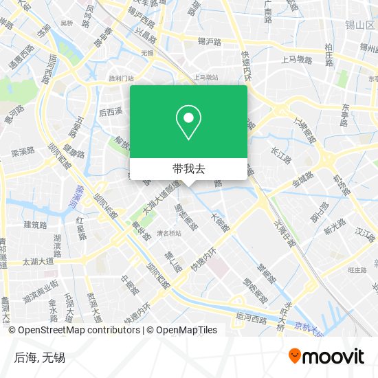 后海地图