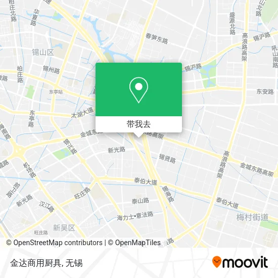 金达商用厨具地图