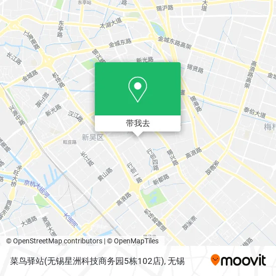 菜鸟驿站(无锡星洲科技商务园5栋102店)地图