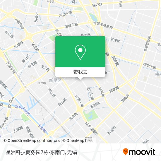 星洲科技商务园7栋-东南门地图