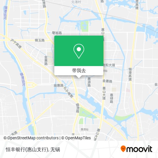 恒丰银行(惠山支行)地图