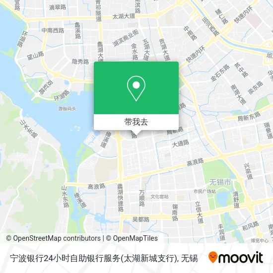宁波银行24小时自助银行服务(太湖新城支行)地图