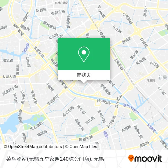 菜鸟驿站(无锡五星家园240栋旁门店)地图