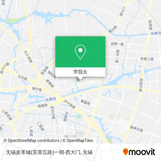 无锡皮革城(芙蓉五路)一期-西大门地图