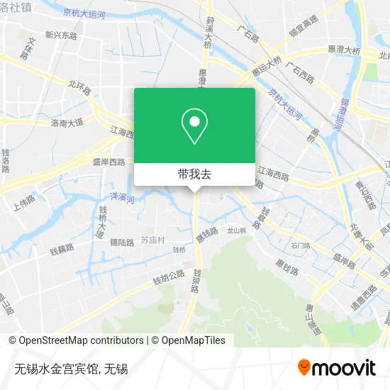 无锡水金宫宾馆地图