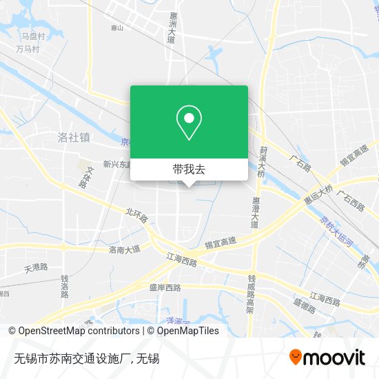 无锡市苏南交通设施厂地图