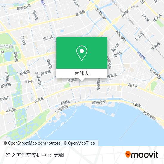 净之美汽车养护中心地图