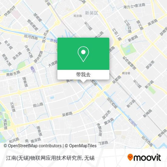 江南(无锡)物联网应用技术研究所地图
