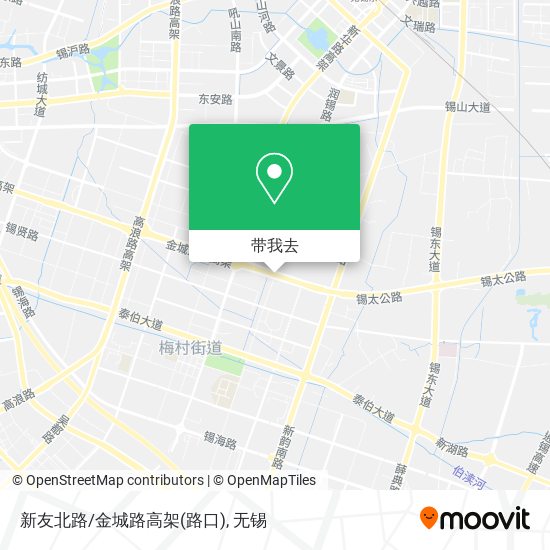 新友北路/金城路高架(路口)地图