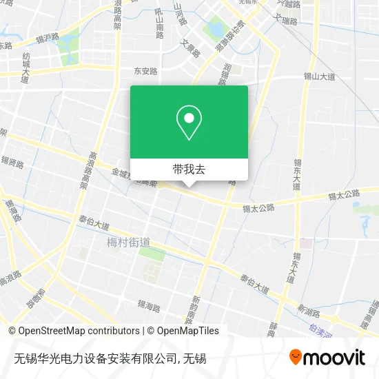 无锡华光电力设备安装有限公司地图