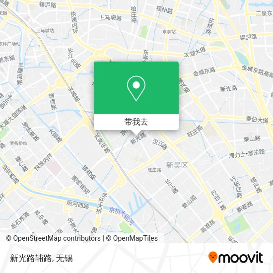 新光路辅路地图