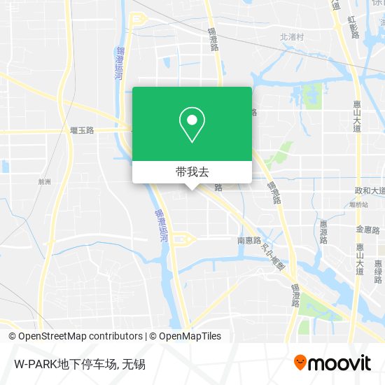 W-PARK地下停车场地图
