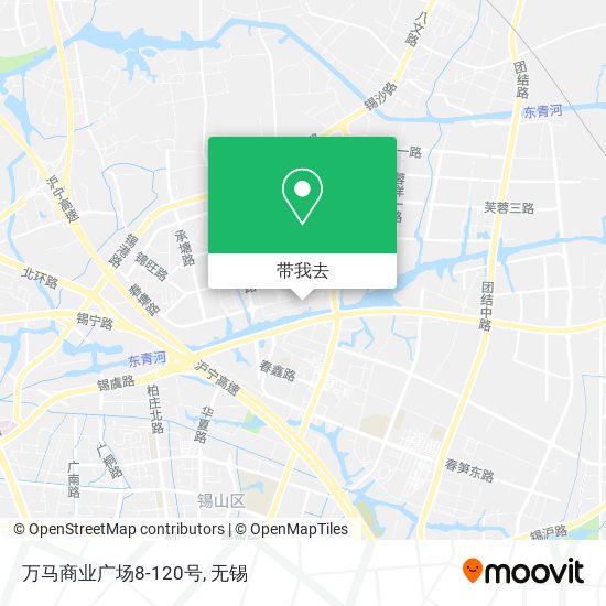 万马商业广场8-120号地图