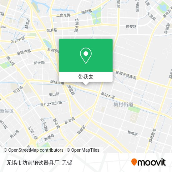 无锡市坊前钢铁器具厂地图