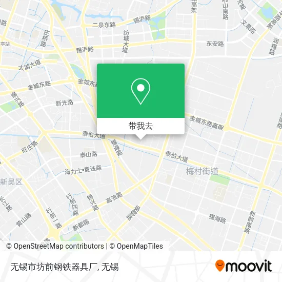 无锡市坊前钢铁器具厂地图